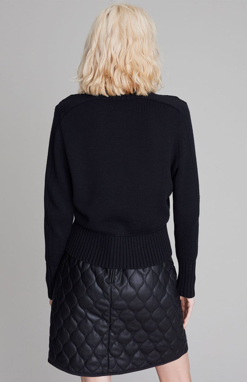 ANR Womens Sweater Dev Sweater | Black