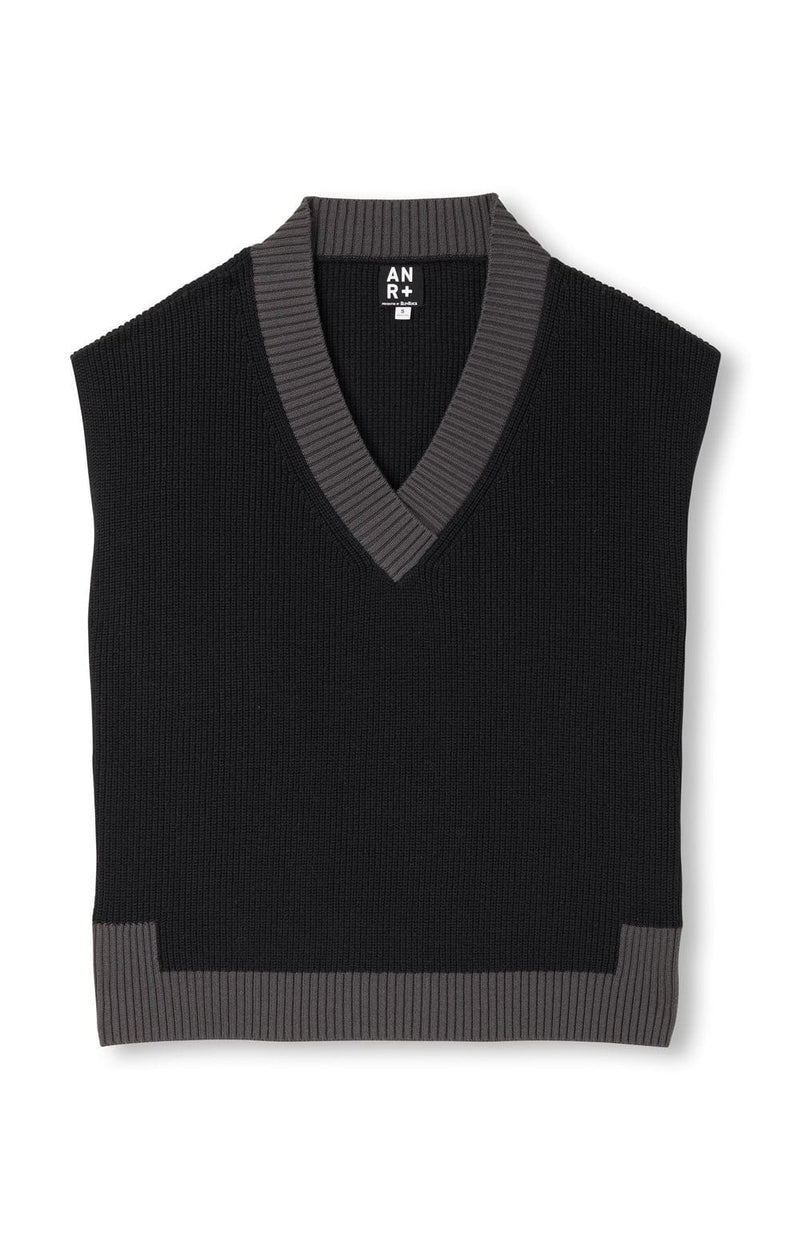 ANR Womens Sweater Evie Sweater Vest | Black