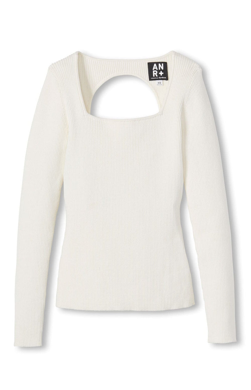 ANR Womens Sweater Joelle Top | Ivory