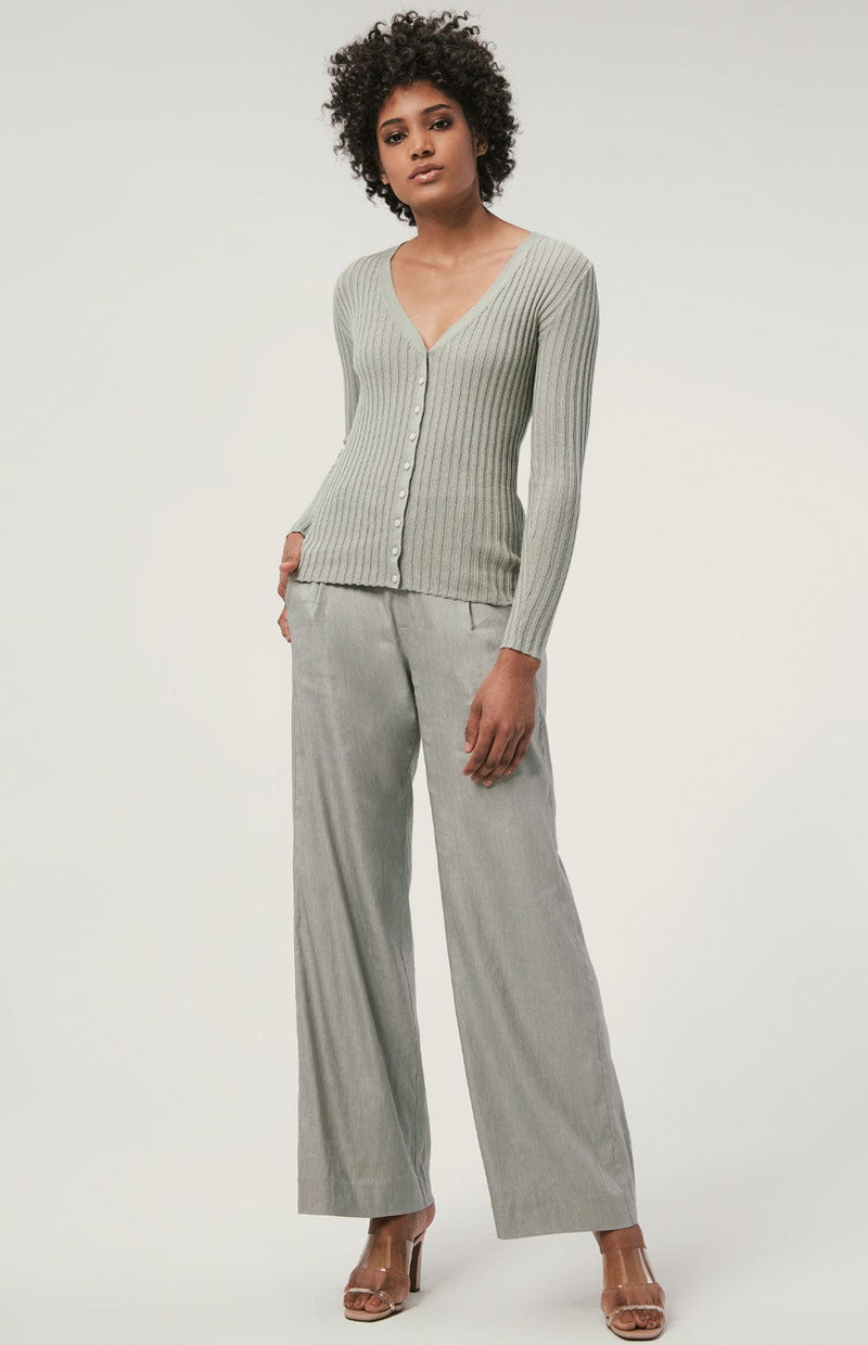ANR Womens Sweater Jules Cardigan Sweater | Celadon