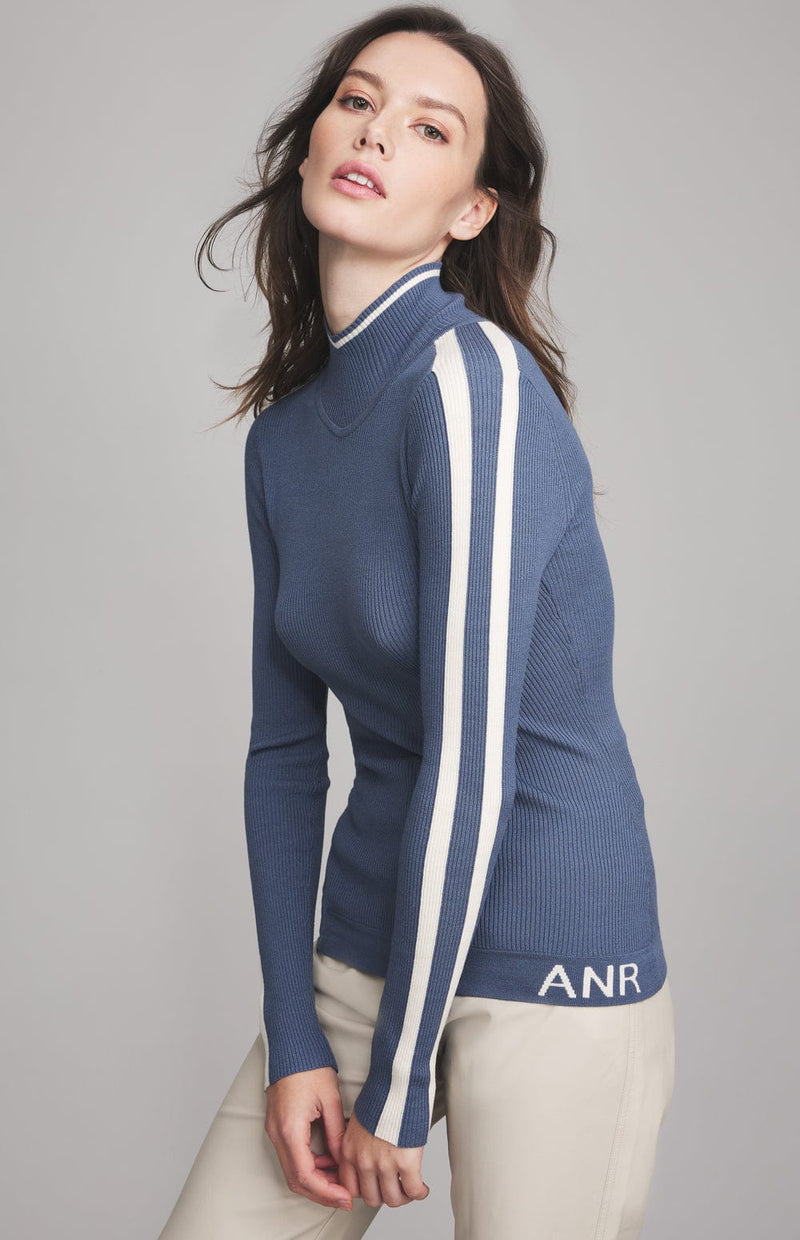 ANR Womens Sweater Kendall II Sweater | Heather Blue