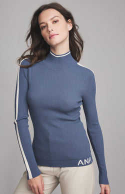 ANR Womens Sweater Kendall II Sweater | Heather Blue