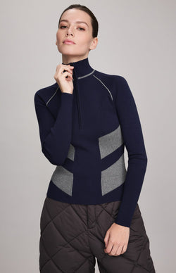 ANR Womens Sweater Lara II Sweater | Navy