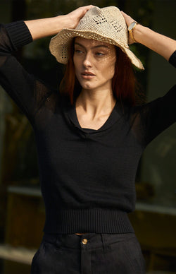 ANR Womens Sweater Sigrid Sweater | Black