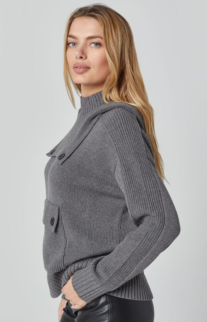 ANR Womens Sweater Sterling Hoodie | Heather Grey
