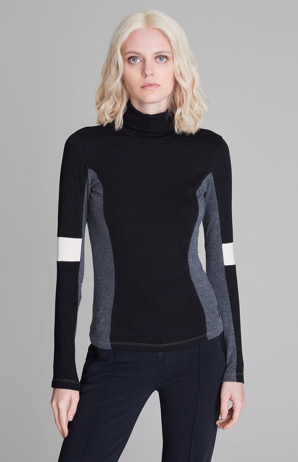 ANR Womens Turtle Neck Shirt Arlo Turtleneck | Black